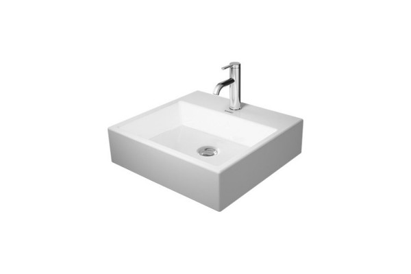 Duravit Vero Air Раковина 50cm  без перелива с площадкой  с 3 отв. под смеситель Цвет белый 2350500044