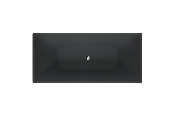 Duravit Vitrium Ванна прямоугольная  отдельностоящая 1850x850мм с ножками с2 наклонами для спины цвет темно-серый матовый 700430HE