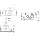 Унитаз подвесной Duravit Vero Air 2525090000 белый, прямоугольный, 37x57 см