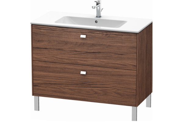 Duravit Brioso Тумба напольная под раковину 1020х479х683 мм с 2 выдвижными ящиками цвет каштан темный 21  (для 233610) BR440301021