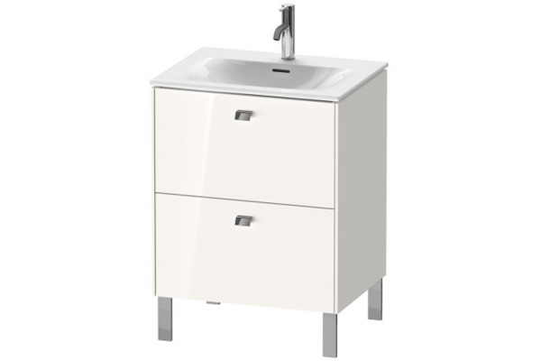 Duravit Brioso Тумба напольная под раковину # 234463 2 ящика 685x620x479мм цвет White High Gloss BR451002222