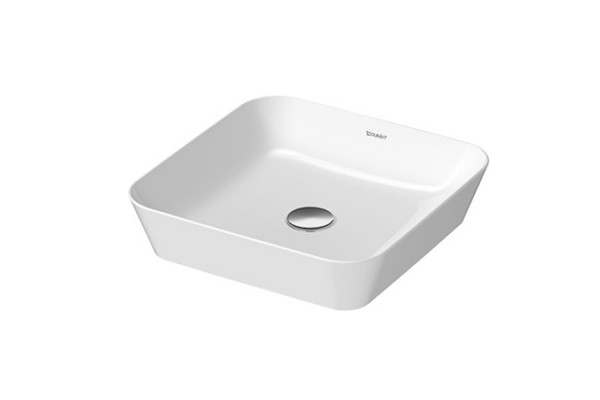 Duravit Cape Cod Раковина квадратная 430 мм цвет внутри - белый снаружи - белый без отверстия под смеситель. 2340430000