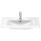 Duravit D-Neo Раковина накладная 800х480  мм с переливом с 1 отв. под смеситель  с WonderGliss цвет: белый (СПЕЦЦЕНА) 23678000001