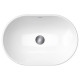 Duravit D-Neo Раковина накладная овал 600х400  мм без перелива без отв под смес с WonderGliss цвет: белый 23726000701