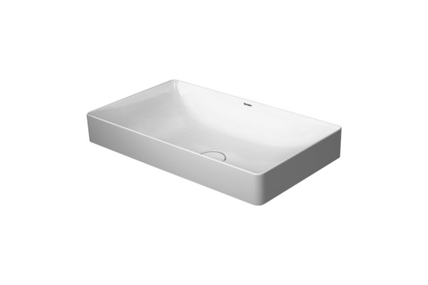 Duravit DuraSquare Умывальник 600 мм  без перелива  на столешницу Цвет белый 2355600000