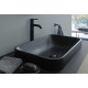 Duravit Happy D.2 Plus Раковина  600х400мм без переливас выпуском с керамической крышкой покр WonderGliss цвет Anthracite matt 23596013001