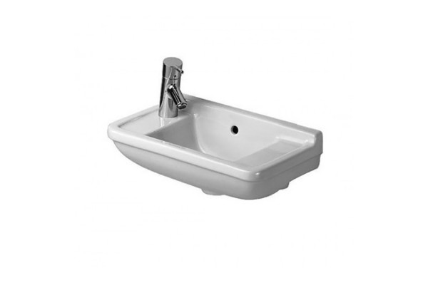 Duravit Starck 3 Раковина 500 x 260 мм  с 1 отв под смеситель СЛЕВА с переливом цвет белый 0751500009