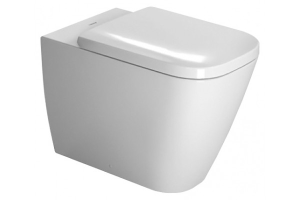 Унитаз приставной Duravit Happy D.2 2159090000 белый, прямоугольный, 36.5x57 см