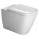 Унитаз приставной Duravit Happy D.2 2159090000 белый, прямоугольный, 36.5x57 см