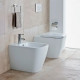 Унитаз приставной Duravit Happy D.2 2159090000 белый, прямоугольный, 36.5x57 см
