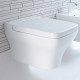 Унитаз подвесной Duravit Puravida антигрязевое покрытие белый, прямоугольный, 36x54.5 см