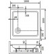 Поддон для душа Dush-ka Style KV 100x100x22 квадратный, средний