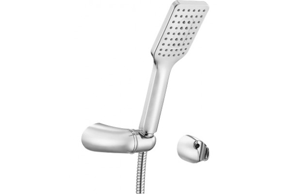 Душевой гарнитур E.C.A. Tiera 102117342 хром, штанга 27 см, шланг 150 см
