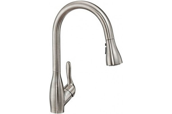Смеситель E.C.A. Kitchen Mixers 406218020 для кухни, нержавеющая сталь, однорычажный, хром