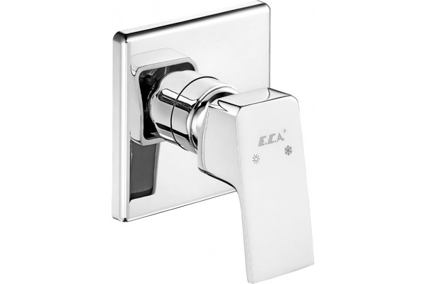 Смеситель E.C.A. Tiera 102167105EX-K для душа, хром, однорычажный