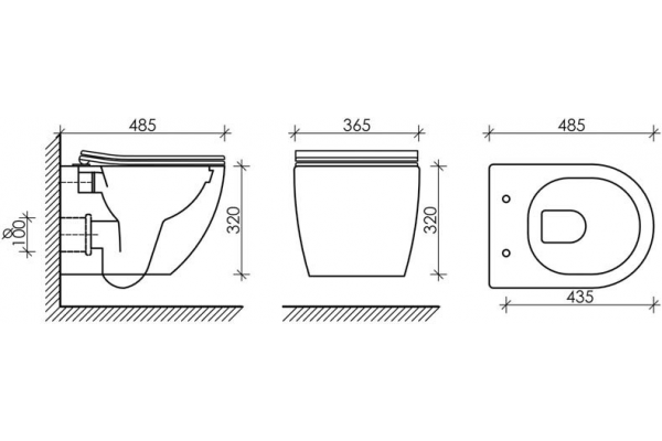 Комплект 3 в 1 инсталляция ESBANO FRAM + Унитаз подвесной Ceramica Nova Forma CN3009 + кнопка хром матовая в современном стиле