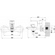 Смеситель для ванны с душем ESKO Sorrento White SR 54W белый, однорычажный, длина излива 16.6 см