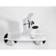 Смеситель для ванны с душем ESKO Sorrento White SR 54W белый, однорычажный, длина излива 16.6 см