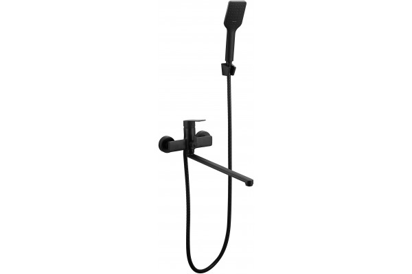 Смеситель для ванны с душем ESKO Singapore Black SB 31, однорычажный, черный