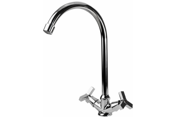 Смеситель для кухни ESKO Zurich ZH 519 двухвентильный, хром, высота излива 23.3 см