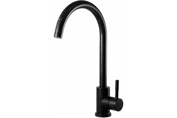 Смеситель для кухни ESKO K45 Black черный однорычажный, высота излива 25.3 см