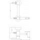 Гигиенический душ ESKO SMH02 со смесителем хром, 1 режим