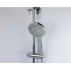Душевая стойка ESKO ST1200 хром штанга 125 см, шланг 150 см, 5 режимов