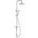 Душевая стойка ESKO ST1010shelf хром штанга 120 см, 3 режима