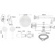 Душевой комплект ESKO Set_7in1 С ВНУТРЕННЕЙ ЧАСТЬЮ хром, шланг 160 см