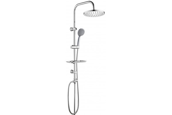Душевая стойка ESKO ST1010 хром штанга 95 см, шланг металлический 150 см