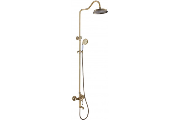 Душевая стойка ESKO ST300 Bronze штанга 193.2 см, шланг 150 см, 1 режим