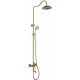 Душевая стойка ESKO ST300 Bronze штанга 193.2 см, шланг 150 см, 1 режим