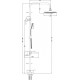 Душевая стойка ESKO ST1300 хром шланг металлический 150 см,  в современном стиле