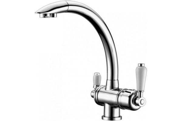 Смеситель Elghansa Kitchen Pure Water 56A5840 для кухонной мойки однорычажный, хром