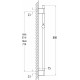Душевой гарнитур Elghansa Shower Rail SB-99S хром, штанга 80 см