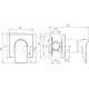 Смеситель Elghansa Concealed 24Q0788 (Set-62) для душа однорычажный, хром