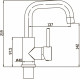 Смеситель Elghansa Cliq 16A1024 для раковины однорычажный, хром