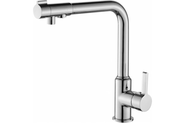 Смеситель Elghansa Kitchen Pure Water 5698224 для кухонной мойки однорычажный, хром