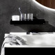 Emco Тройной держатель Aura 2x стакан  и FlüssigДозатор для жидкого мыла klar цвет черный 8531 134 01