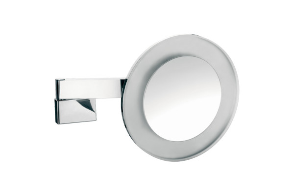 EMCO Prestige Зеркало косметическое LED Ø265мм  двойной 3x кратное увеличение цвет хром 1096 060 28