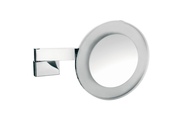 EMCO Prestige Зеркало косметическое LED Ø265мм  двойной 5x кратное увеличение цвет хром 1096 060 08