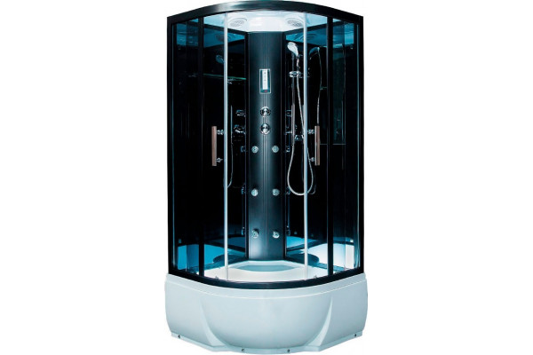 Душевая кабина Erlit Eclipse ER5710TP-C24 четверть круга, поддон глубокий