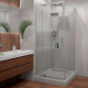 Душевой уголок Erlit Comfort ER10109H-C1 квадратный, двери распашные
