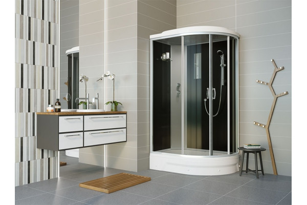 Душевая кабина Erlit Comfort ER351226L-C4-RUS четверть круга, поддон средний