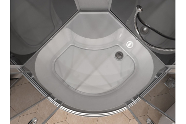 Душевая кабина Erlit Comfort ER3508TP-C4-RUS четверть круга, поддон средний
