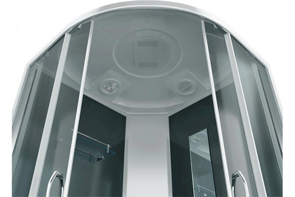 Душевая кабина Erlit Comfort ER3508P-C4-RUS четверть круга, поддон низкий