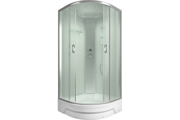 Душевая кабина Erlit Comfort ER350926-C3-RUS четверть круга, поддон средний