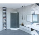 Душевой уголок Erlit Comfort ER10109V-C4 90x90 двери распашные, стекло тонированное