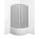 Душевой уголок Erlit Comfort ER0509T-C4 90x90 с поддоном, тонированное стекло, четверть круга, двери раздвижные