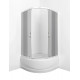 Душевой уголок Erlit Comfort ER0509T-C4 90x90 с поддоном, тонированное стекло, четверть круга, двери раздвижные